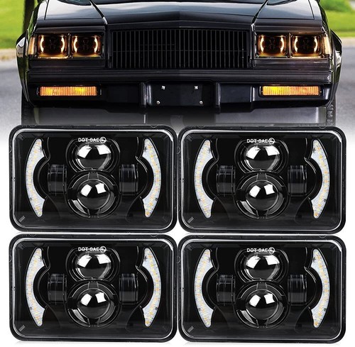 4pcs 4x6 inch - 4pcs, headlights