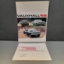 Vintage Vauxhall Range Brochure 1968 Viva Victor Cresta Viscount & Pricelist MCR