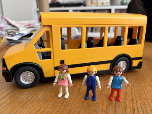 Vintage playmobil school bus - vintage,