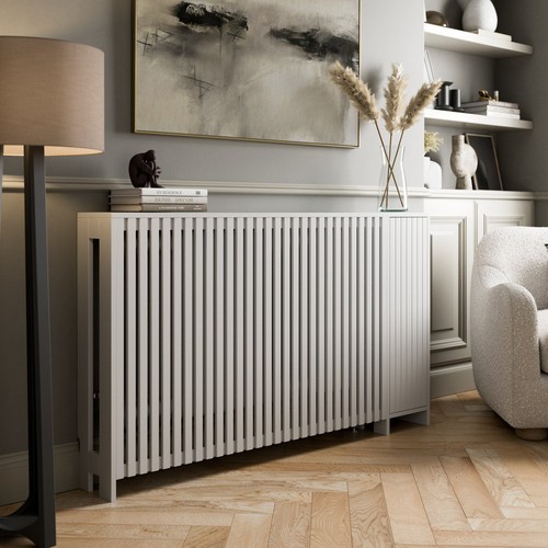 Radiator cover white modern - cover,