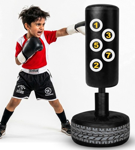 Kids free standing punch bag - free,