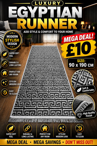 Egyptian runner rug 90x190cm - egyptian,