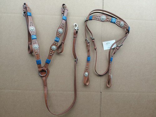 Western headstall breast - western,