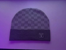 Lv Beanie No Damage Grey White