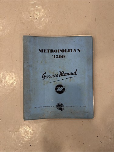 Austin metropolitan 1500 - metropolitan,
