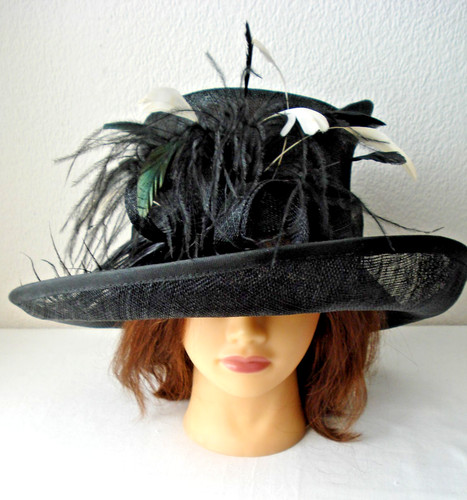 Ladies next black formal hat - ladies,