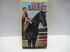MIMI GIBSON COURAGE OF BLACK BEAUTY RARE AUTO SIGNED VHS BOX COA FREE SHIPPING