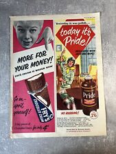 Fry's Chocolate Cream / Johnson's Pride - Vintage Advertising - Advert - 1956