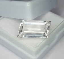 Natural White Sapphire Certified 8.67 Ct Loose Gemstone Fancy Cut Sapphire Gems