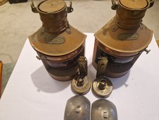Antique Ships Side Lights Port Starboard Light Nautical
