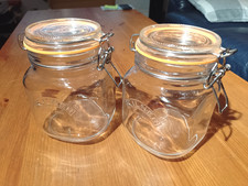 Pair of 1L Kilner Jars - Clip