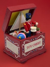 Dolls House toys toy chest in 1/12th Scale