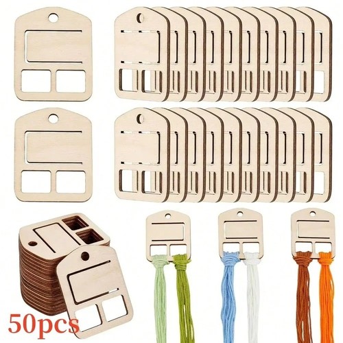 50pcs wood floss - 50pcs, organizer