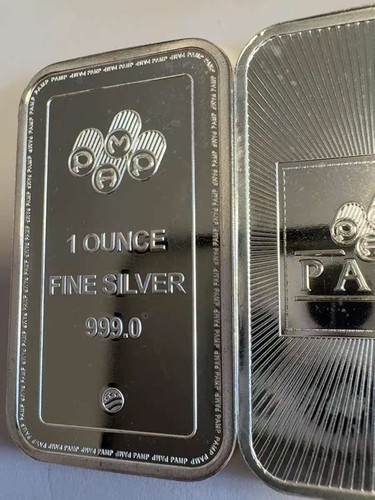 Pamp suisse silver bullion bar - pamp,
