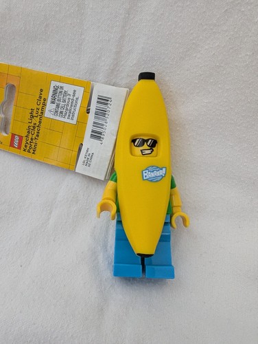 Lego banana suit guy keychain - lego,