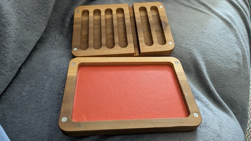 Wooden dice tray custom - d&d,