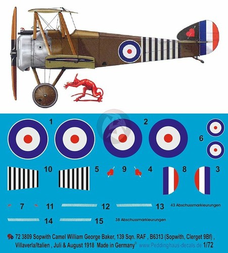 Peddinghaus sopwith camel - 1/72,