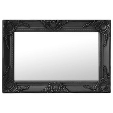 ADWOA Wall Mirror Baroque Style 60x40  Black,French Vintage,  Baroque E2I4