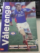 Valarenga v Viking FK Norwegian league programme 22/08/1999