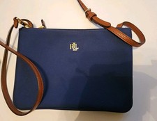 ralph lauren shoulder bag navy