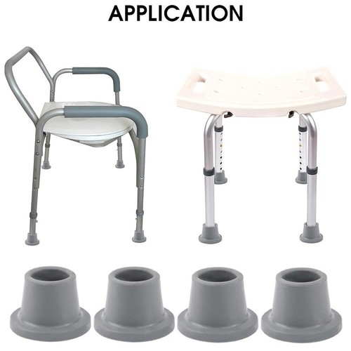 Shower chair rubber feet - chair, 4