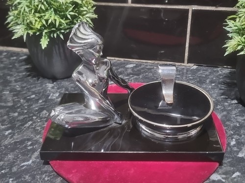 Original art deco rare chrome - deco,