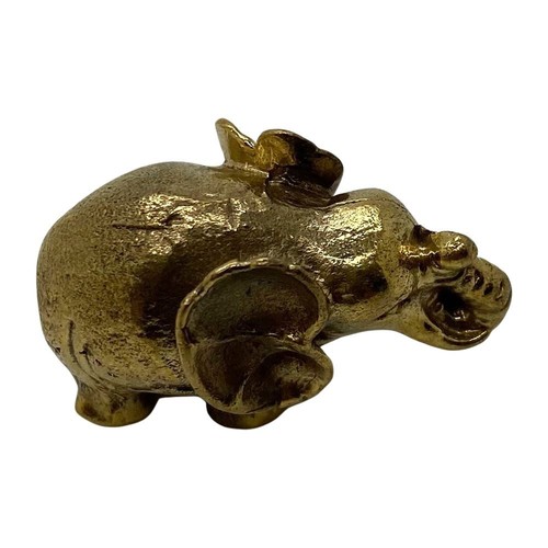 Miniature brass figurines - brass,