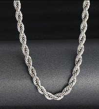 Mens Womens Rope Chain Twist
