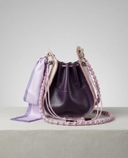 Purple & Soft Pink Leather