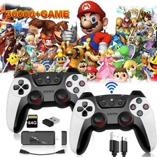 30000+ 4K HDMI TV Video Game Stick Retro Gaming Console w/ 2 Wireless Controller