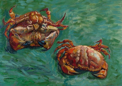 Two crabs 1889 vincent - crabs, van