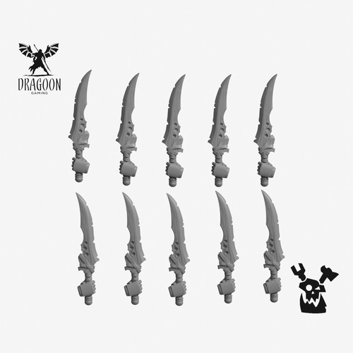 Alien bone swords custom - alien, bits