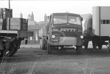 PHOTO Richard Petty Transport Leyland TS7T lorry conversion FJJ648 Bradford 1959