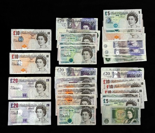 England banknote lot 1 5 - uk,