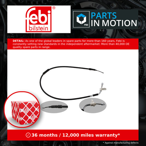 Handbrake cable fits mercedes - cable,