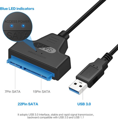 Sata usb adapter cable - to,