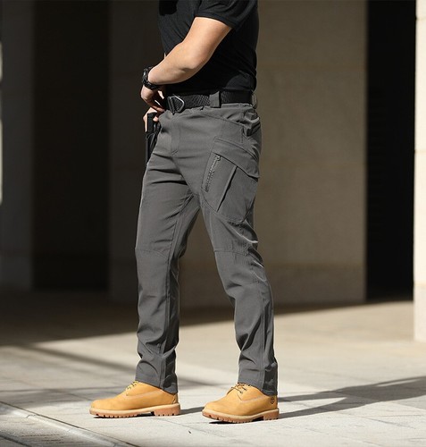 Mens soft army shell pockets - army,