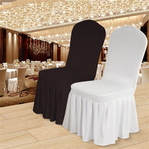 Pleated skirt chair - pleated, covers