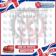 20 LONG METAL SKEWERS BARBECUE