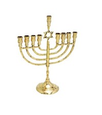 Hanukkah Jewish Judaica Chanukkah Menorah + hanukkah candles package 44 candles