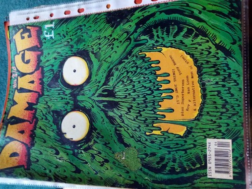 Brain damage comic - brain, magazine