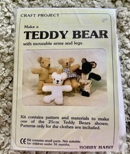 Teddy bear sewing kit. 25cm