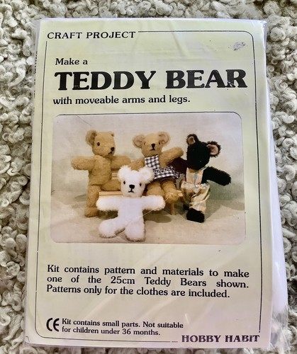 Teddy bear sewing kit 25cm - teddy,