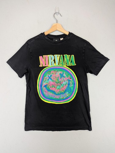 Nirvana smiley band shirt - nirvana,