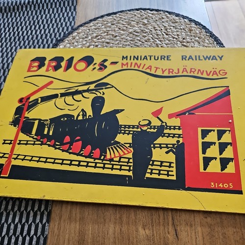 Vintage brio wooden - wooden, train