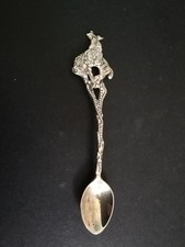 Vintage Silver 900 Spoon Bucking Bronco
