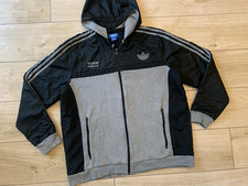 Mens Hooded ADIDAS TEAM ORIGINALS Trefoil JACKET (XL)