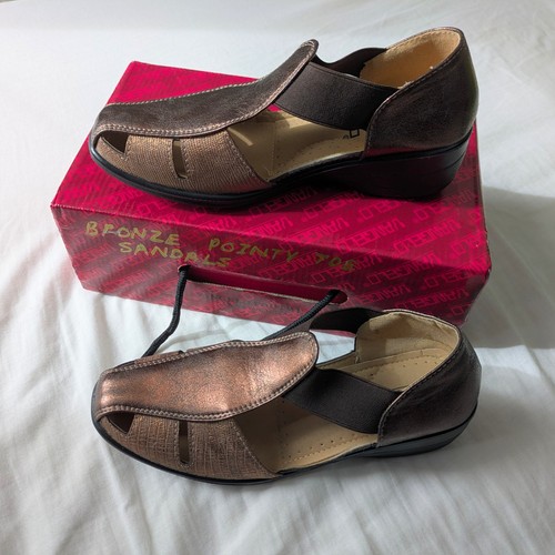 Bronze faux leather roman - bronze,