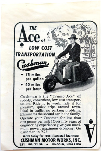 1952 cushman scooter - cushman,
