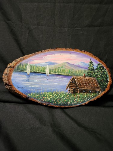 Mountain cabin landscape - mountain,